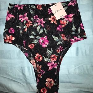 XS High Waisted Pink/Victoria Secret Floral Panty